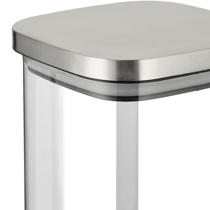 set of 3 storage jars with lids 600 ml