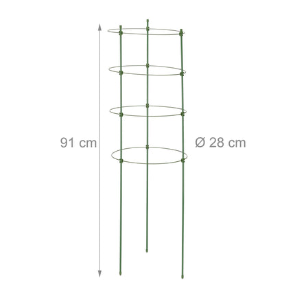 set of 3 tomato towers 91 cm