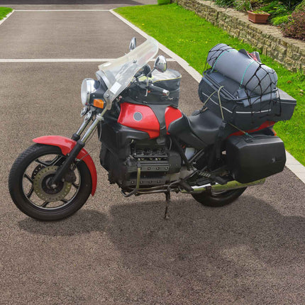 set of 4 luggage nets for motorcycle and bicycle
