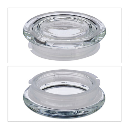set of 6 storage jars with lids 2400 ml