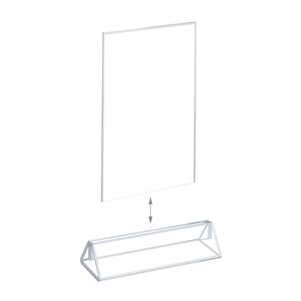 set of 6 table stands DIN A5