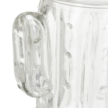 set of 8 drinking glasses Cactus with straw