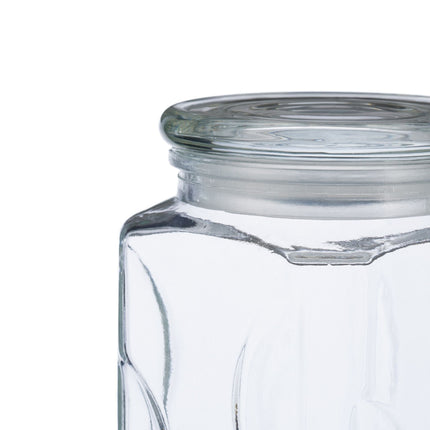 set of 8 storage jars with lids 750 ml