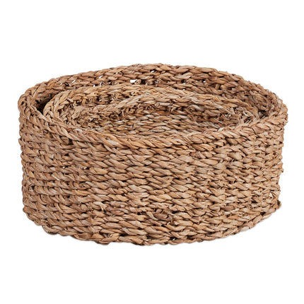 storage basket in 3 parts made of seaweed