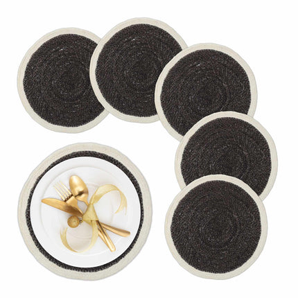 table set in 6 parts made of seaweed